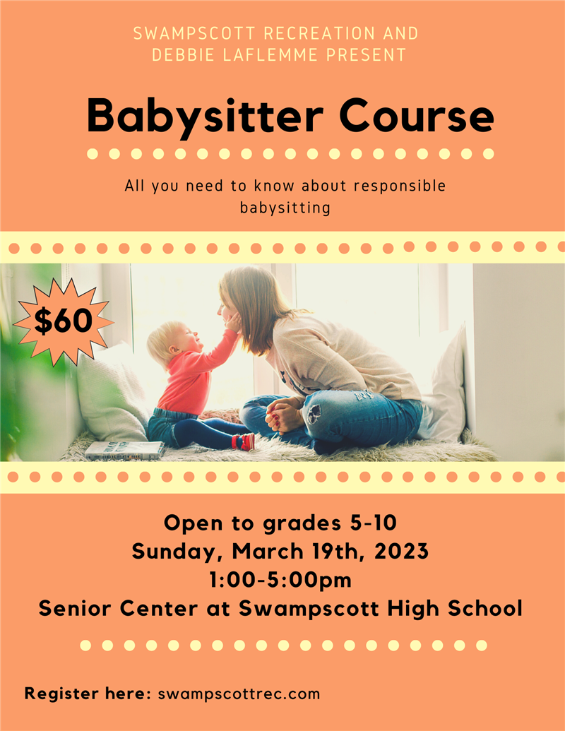 Swampscott Recreation: Babysitter Course