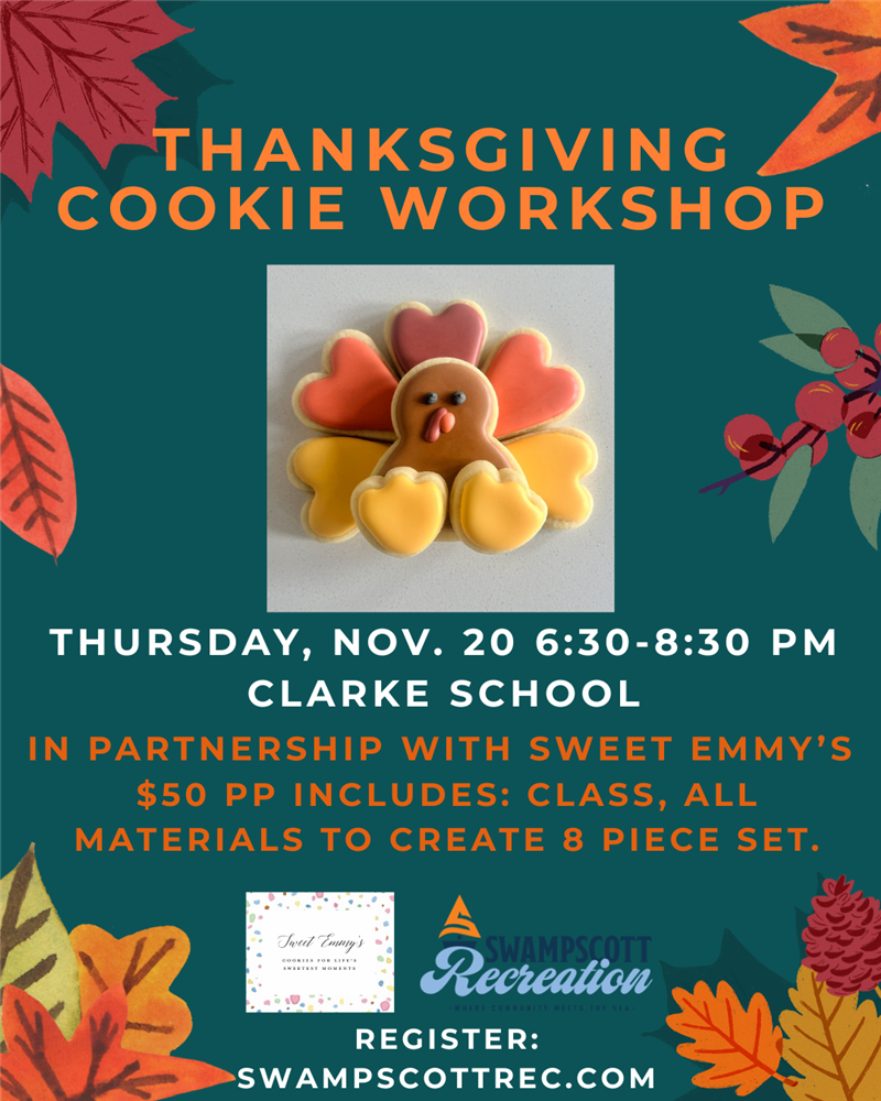 Thanksgiving Cookie Class
